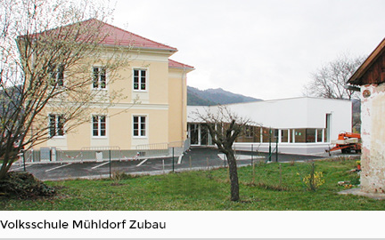 Volksschule<br>Mühldorf<br>Zubau