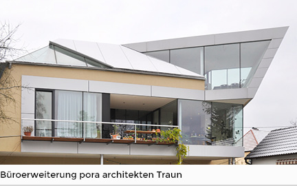 Büroerweiterung<br>pora architekten<br>Traun