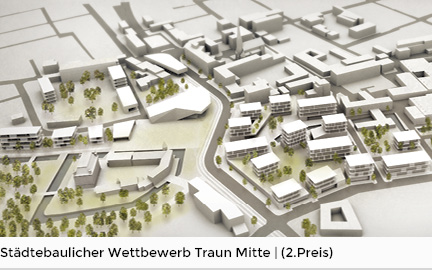 Städtebaulicher Wettbewerb<b>Traun Mitte