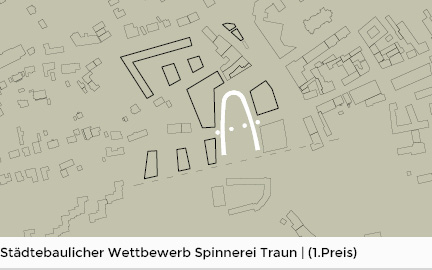 Städtebaulicher Wettbewerb<br>Spinnerei Traun